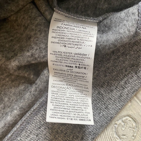 NHL Columbus Blue Jackets Logo Crewneck Pullover Sweatshirt Mens M Gray Blue New - Picture 6 of 11